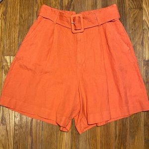 Linen high wasted summer shorts